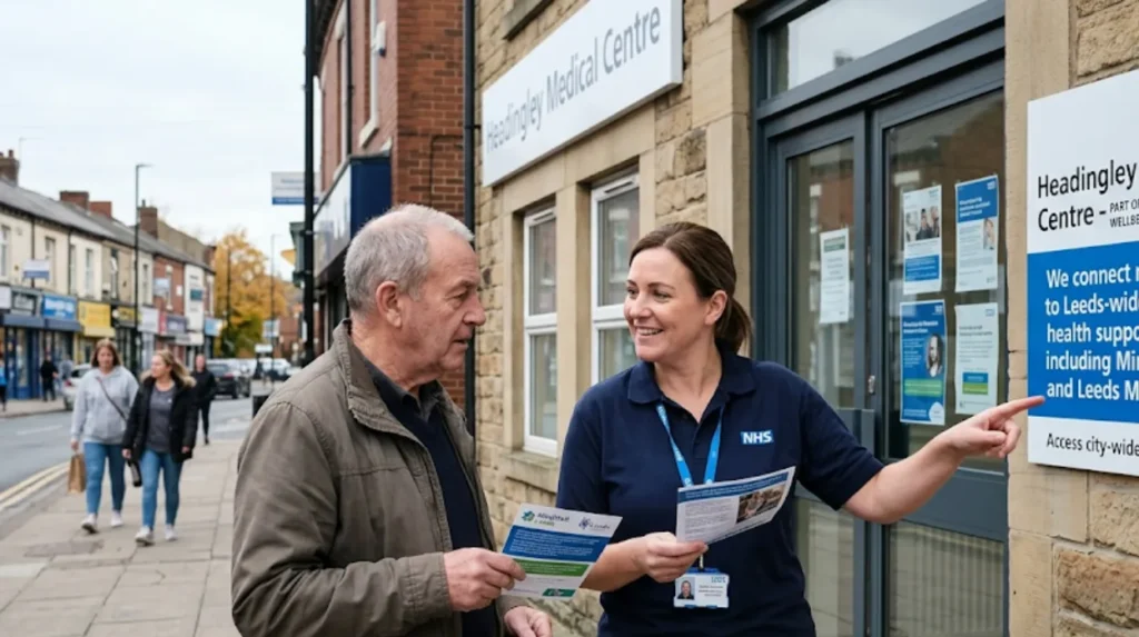 Why is Headingley covered by Leeds services?