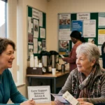 How to access carer support services near Garforth