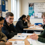 How to find free English classes near Guiseley now