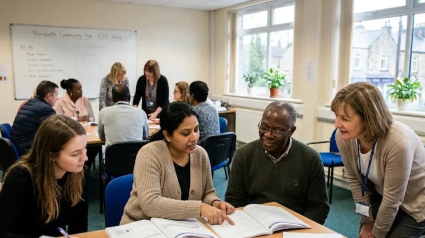 How to find free English classes near Horsforth