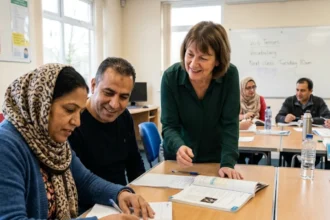 How to get free English classes near Rothwell now