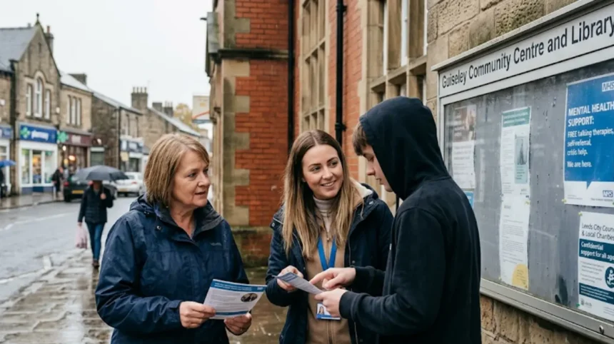 How to get free mental health support near Guiseley