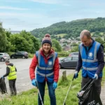 How to join a litter pick event in Otley this month