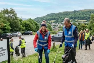 How to join a litter pick event in Otley this month