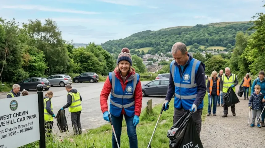 How to join a litter pick event in Otley this month
