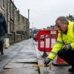 How to report a dangerous pavement near Yeadon town