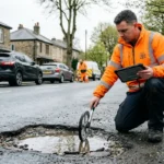 How to report a pothole on Guiseley roads