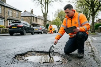 How to report a pothole on Guiseley roads