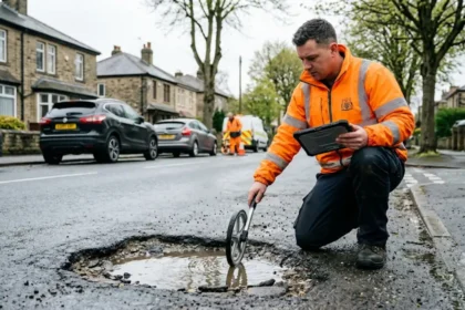 How to report a pothole on Guiseley roads