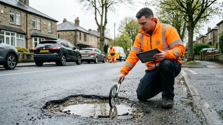 How to report a pothole on Guiseley roads