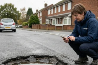 How to report a pothole on Rothwell roads fast
