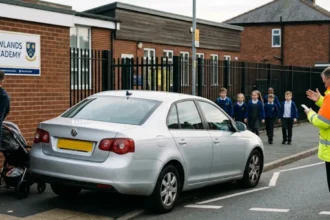 How to report dangerous parking near Morley schools
