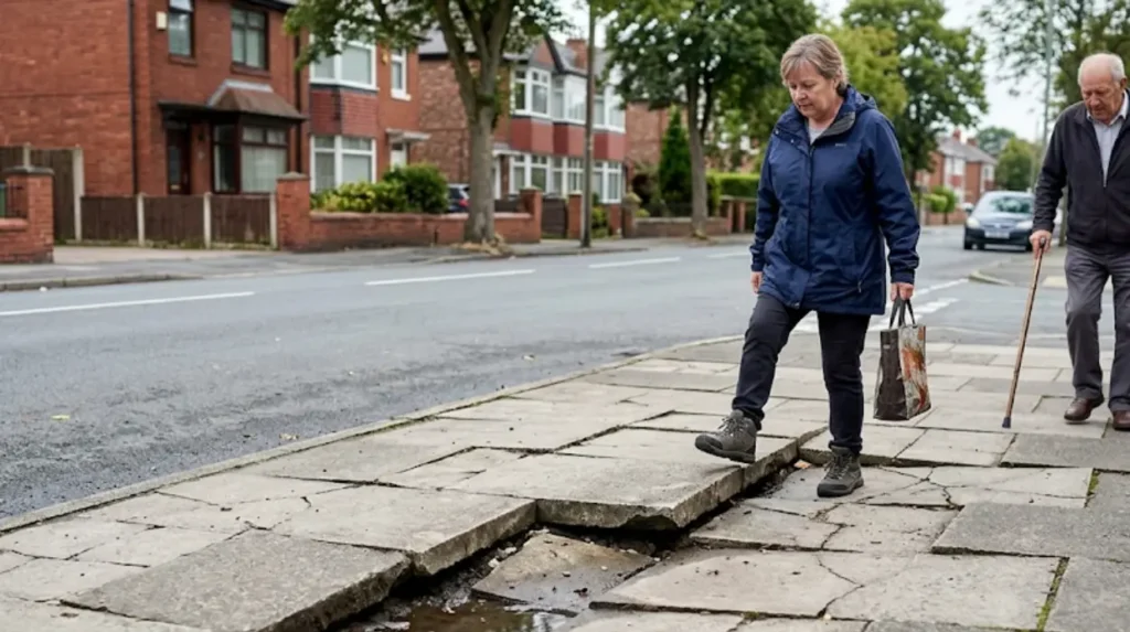 What counts as a dangerous pavement?