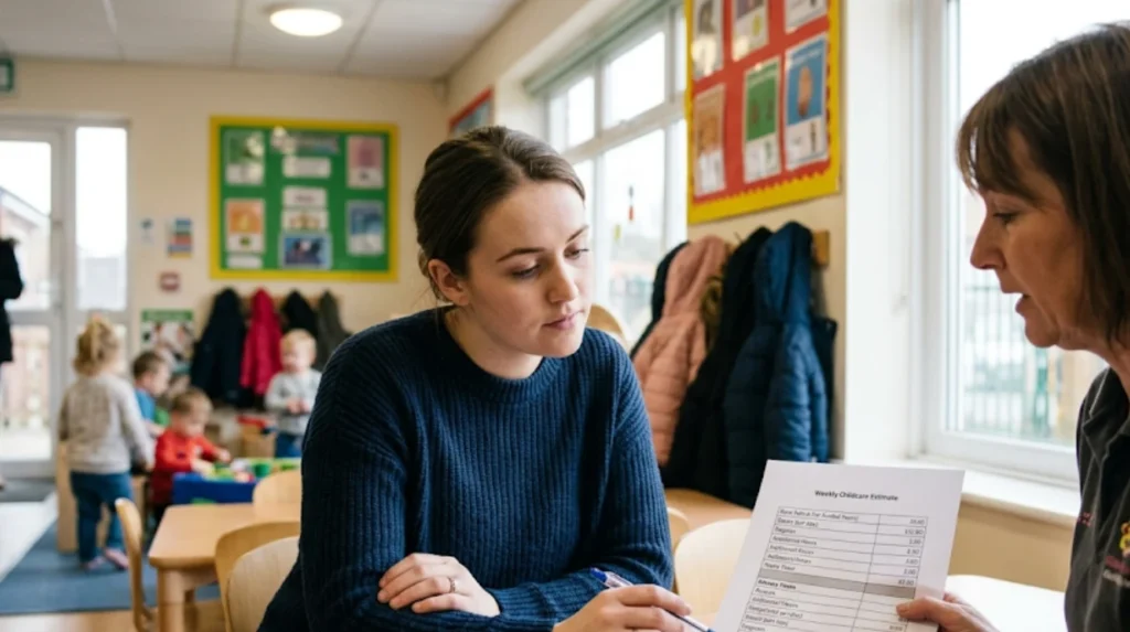 What counts as affordable childcare near Rothwell?