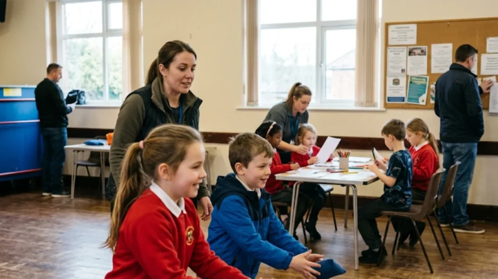 What counts as free kids’ clubs and sports in Garforth?