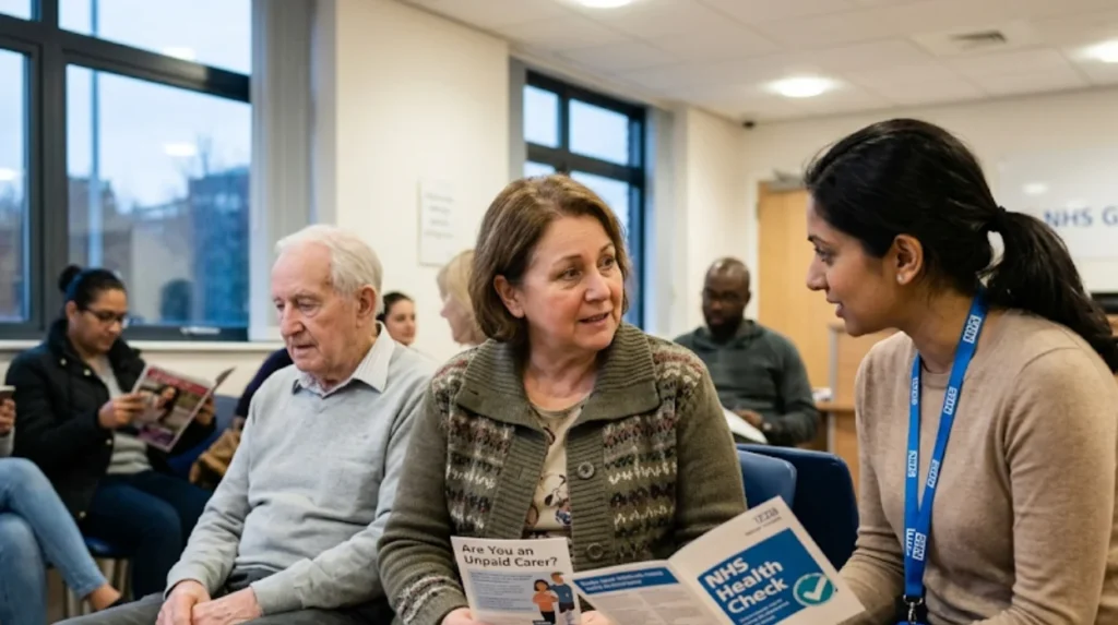 What data and statistics show the impact of health checks and carer support?