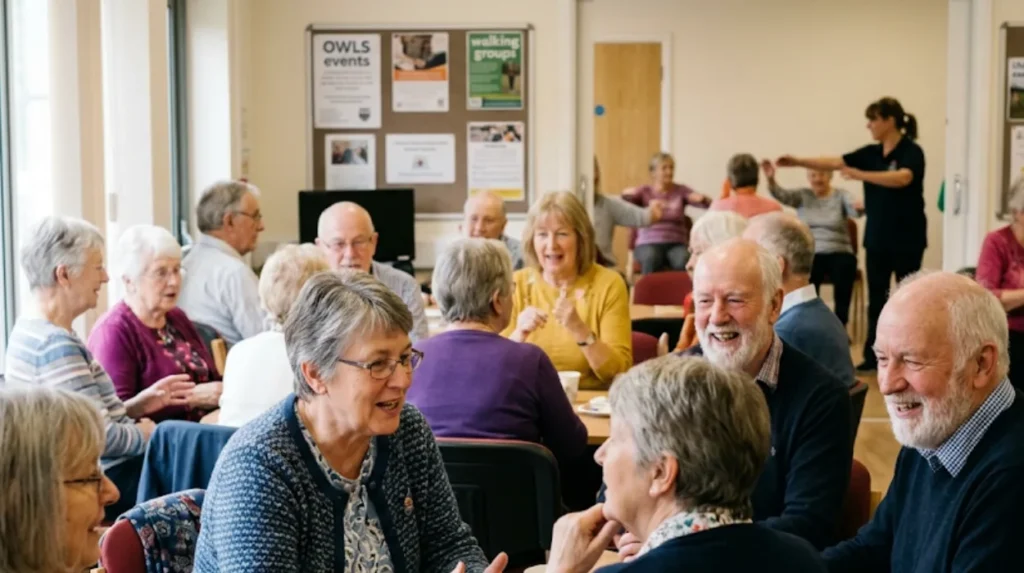 What free activities are available for older people in Headingley?