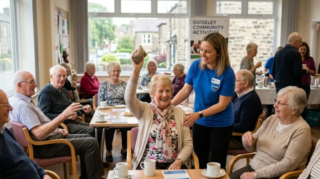What free activities exist for older residents in Guiseley?