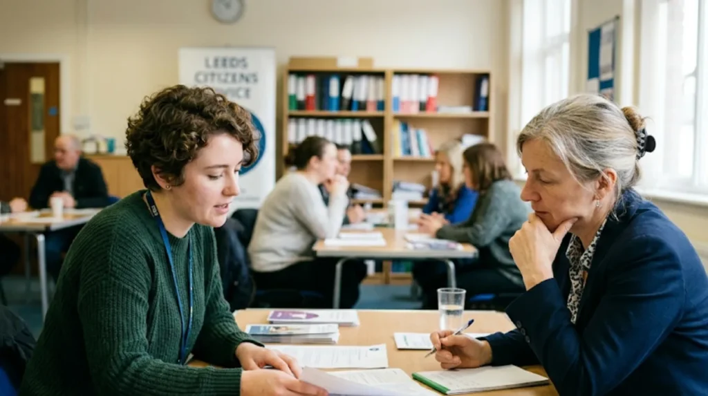 What free legal help is available in Garforth and Leeds?