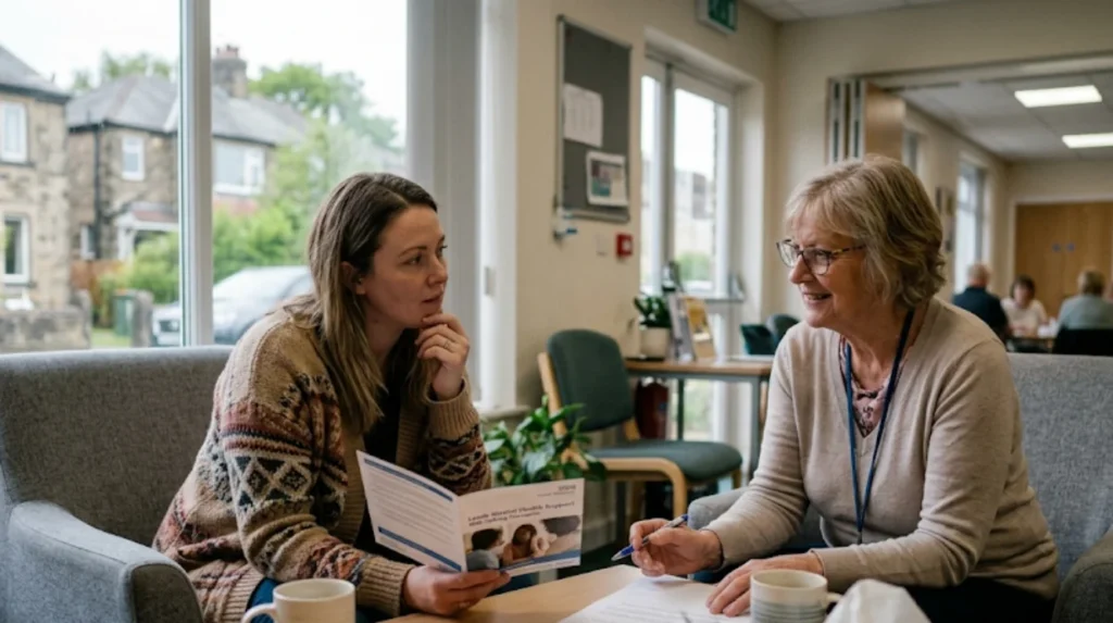 What free mental health support is available near Guiseley?