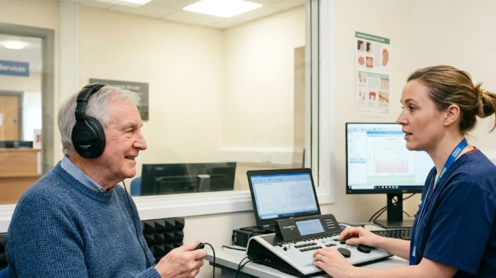 What is an NHS hearing test and who qualifies in Headingley?