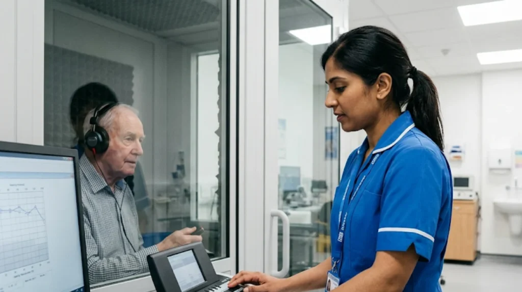 What is an NHS hearing test near Pudsey?