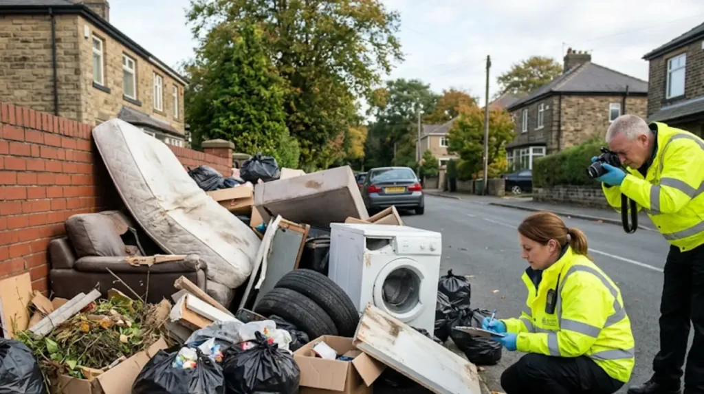 What is fly-tipping in Horsforth?