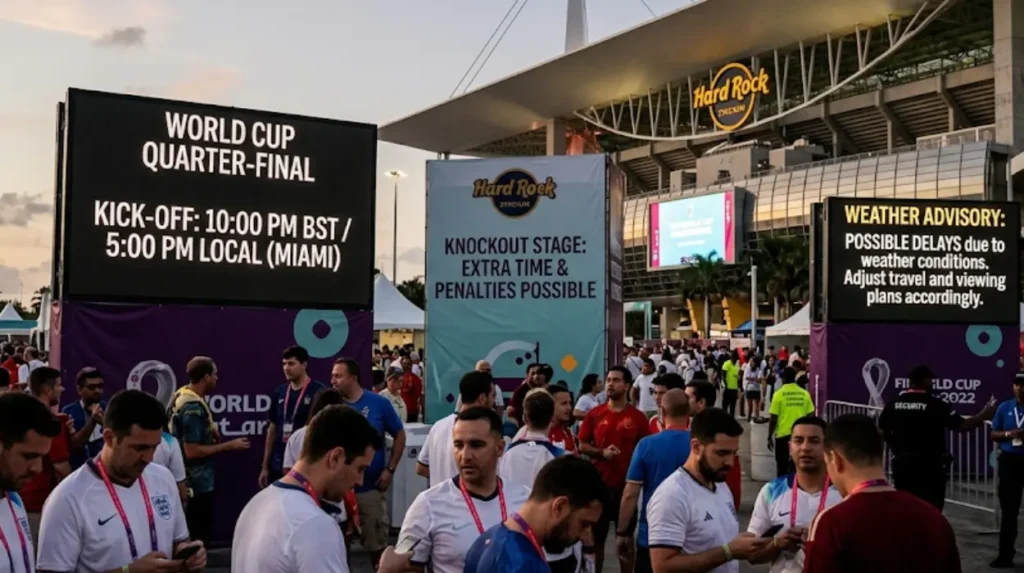 What should fans know before kick-off?