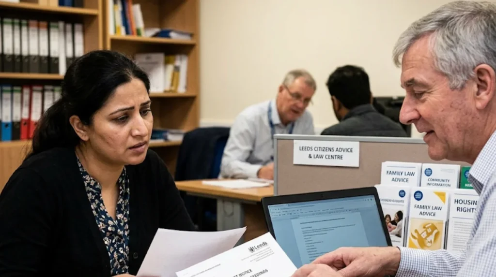 When should someone seek specialist family or housing legal aid in Leeds?