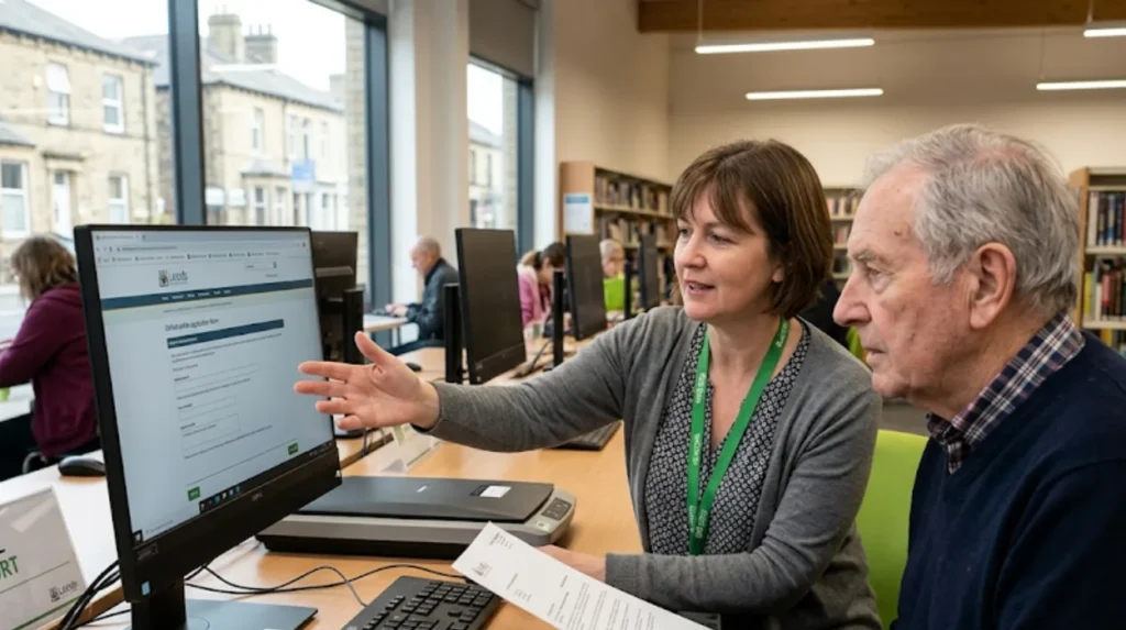 Where can you get local application help in Headingley?
