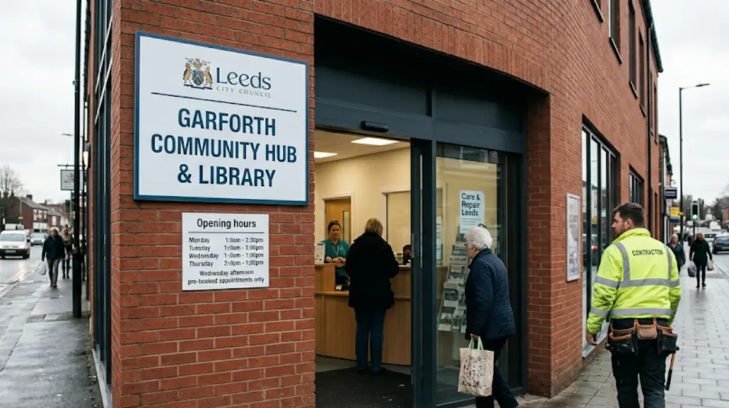 Who provides housing repair help in Garforth?