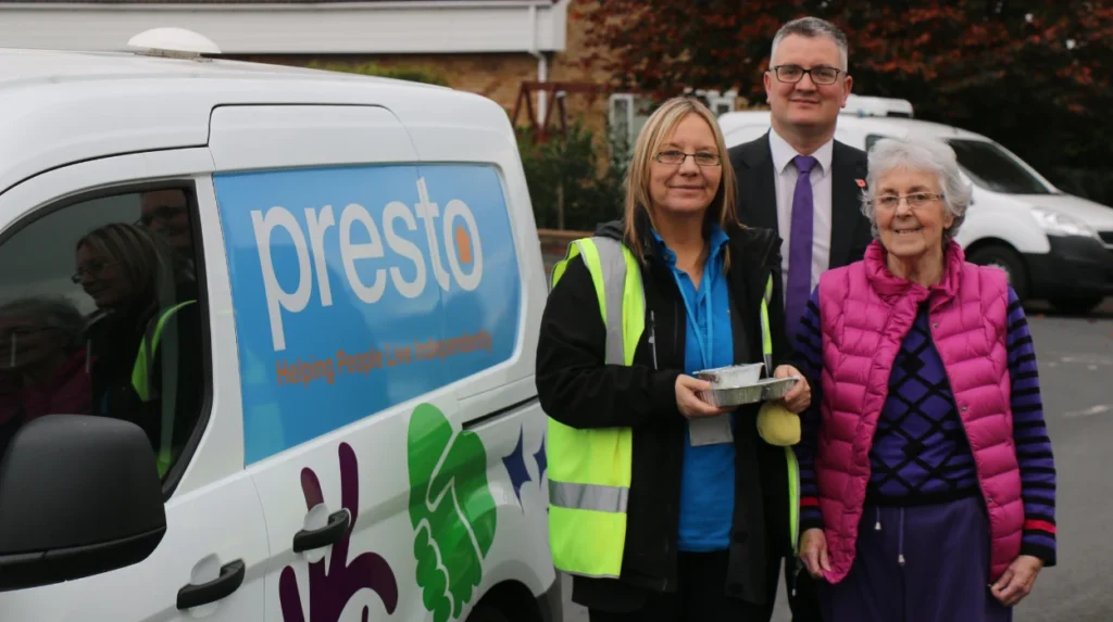 Are there free food services for older people in Horsforth