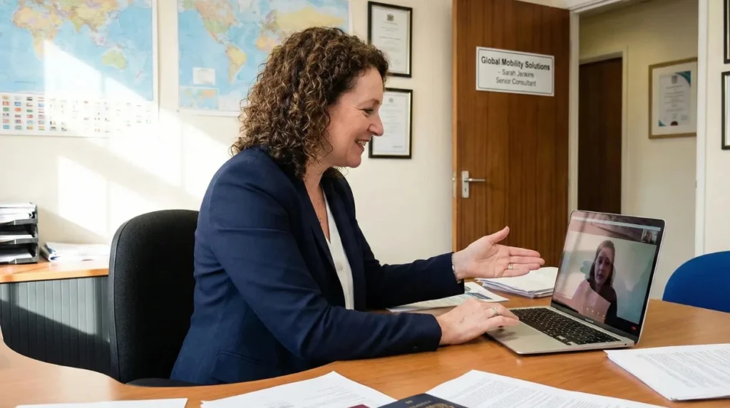 Can I get immigration help online while living in Guiseley