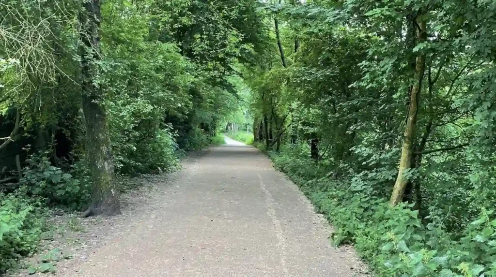 How should you choose between Garforths library parks and walking routes
