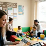 How to find free childminding support near Morley
