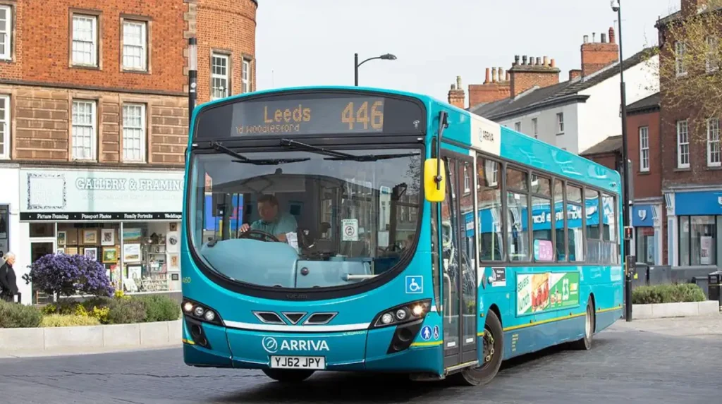 What bus services operate in and around Garforth