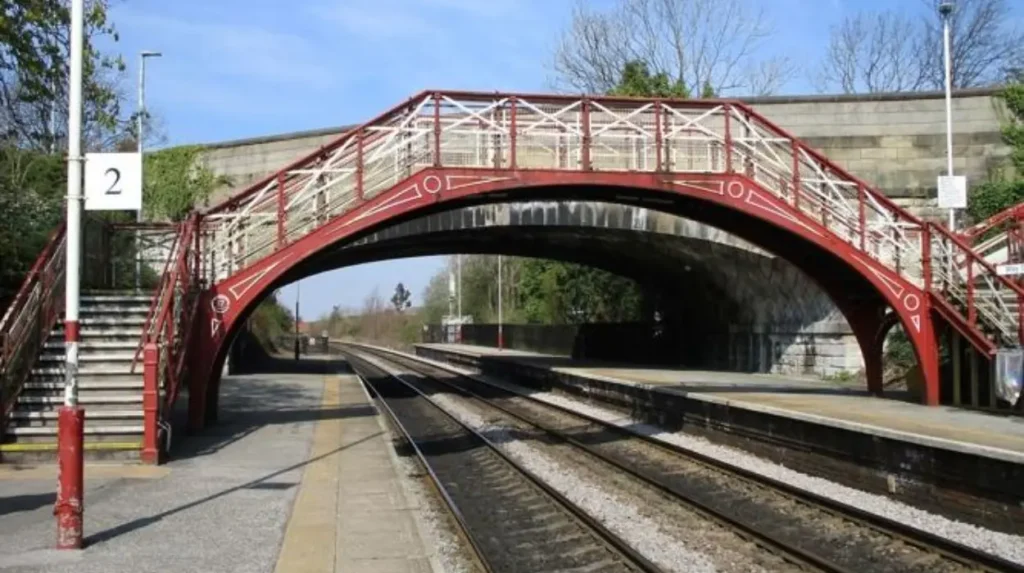 What can you see at Garforth railway station in a short visit