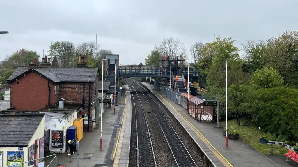 What railway heritage can you discover around Garforth Station