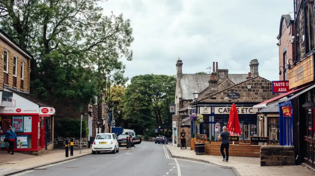 Where are the main shopping areas in Horsforth