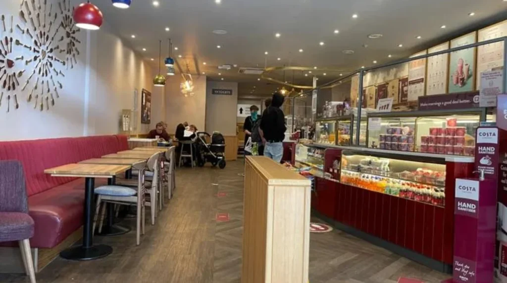 Where can visitors find cafes and coffee shops in Garforth