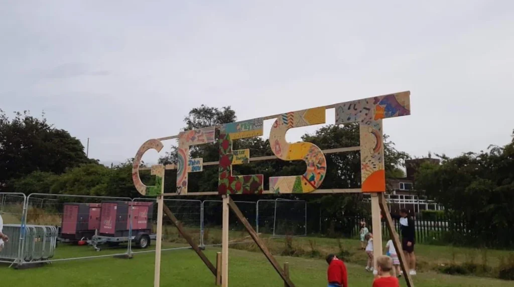 Are there community events in Garforth where visitors can meet residents