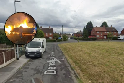 Firefighters Battle Petrol Car Blaze on Denshaw Grove Morley 2026