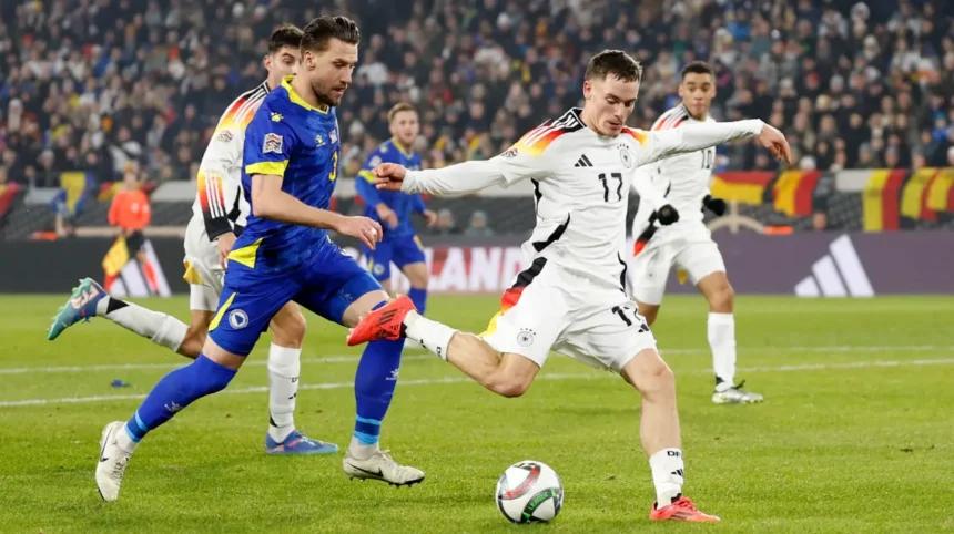 Tarik Muharemović scores first competitive Bosnia goal in 4-2 Nations League win over Romania 