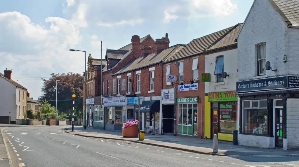 What makes Garforth a useful destination for independent shopping