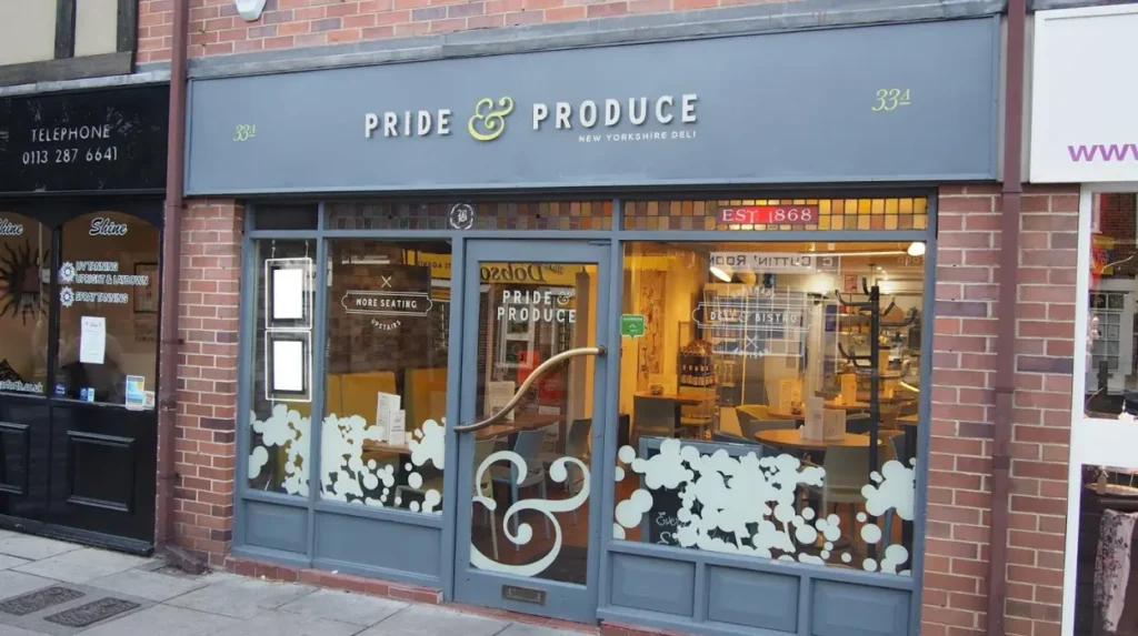 Where should visitors begin when exploring Garforths local food scene
