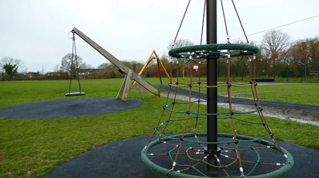 Which outdoor spaces complement Garforths community facilities