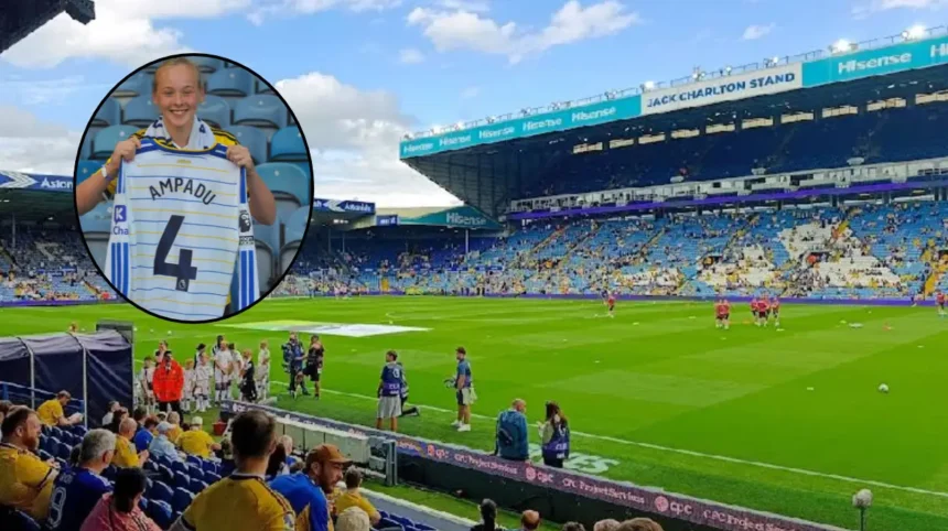 Ethan Ampadu Gifts Historic 100th Shirt to Harrogate Fan 2026
