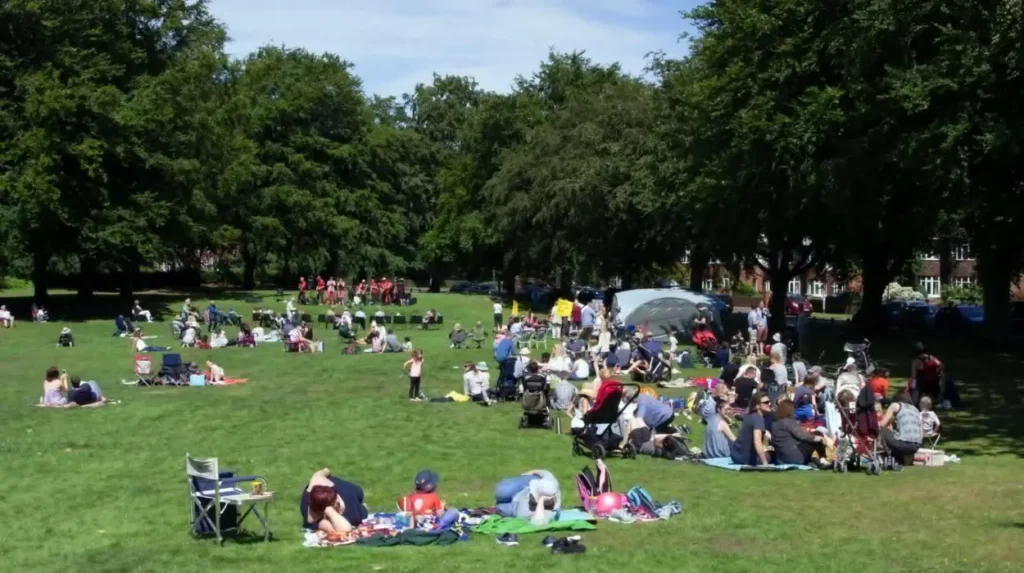 What makes Headingley a practical destination for parents with babies and toddlers