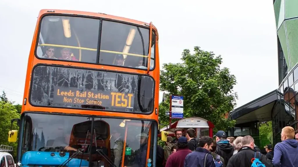 Where is Headingley Stadium and why does matchday transport require planning
